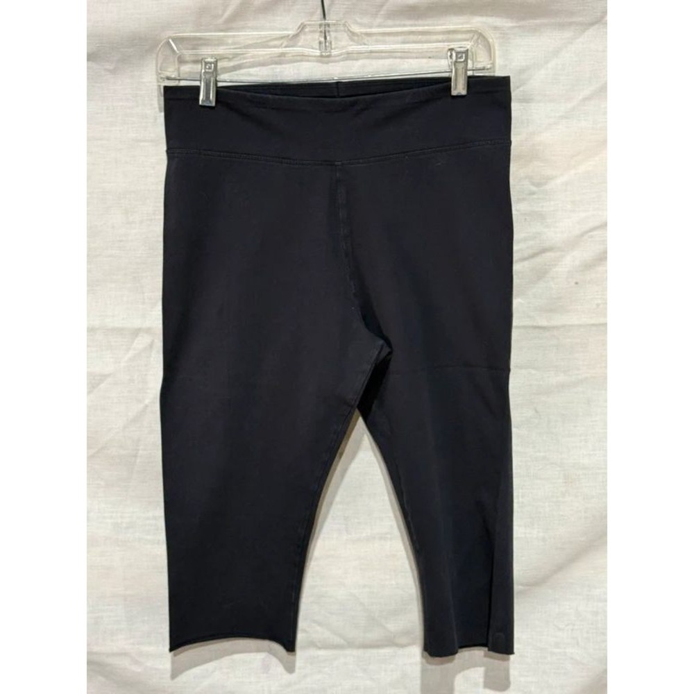 Fila Black Cotton Blend Capri Leggings Women's Size Large